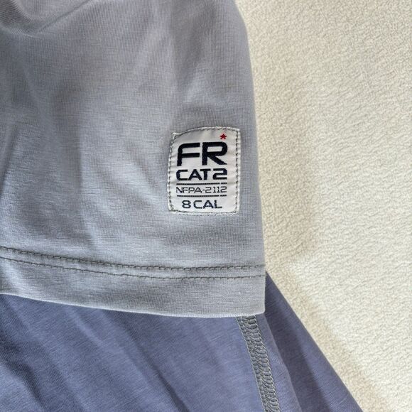 Tyndale FRC FR Shirt Mens Large 8 Cal Cat 2 NFPA 2112 Flame Resistant FPL - Picture 8 of 10